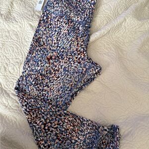 Old Navy Cropped Multicolor Patterned Leggings